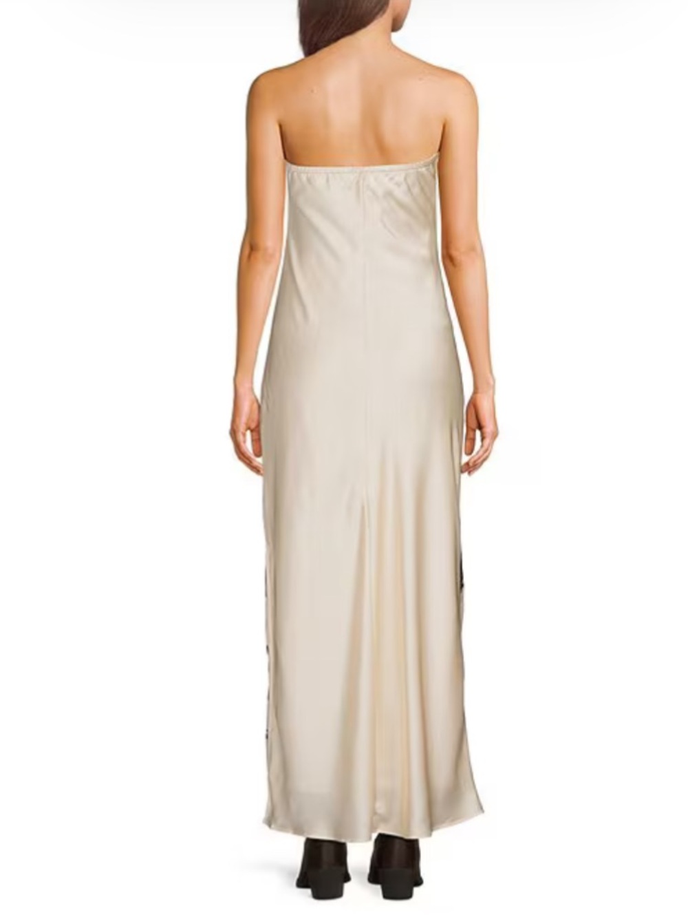 NWT Viral Strapless Maxi Dress with dark Brown Horse Print- L - Picture 3 of 6